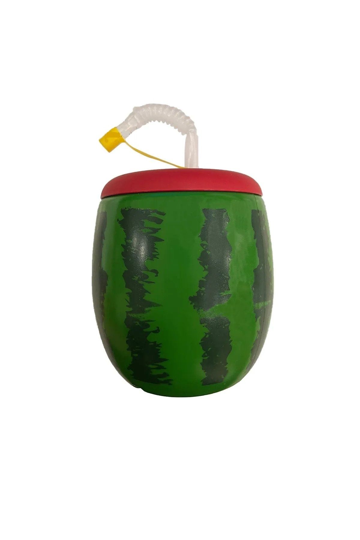 MarDyHome-Watermelon Design Drinker with Straw 900 ML 3