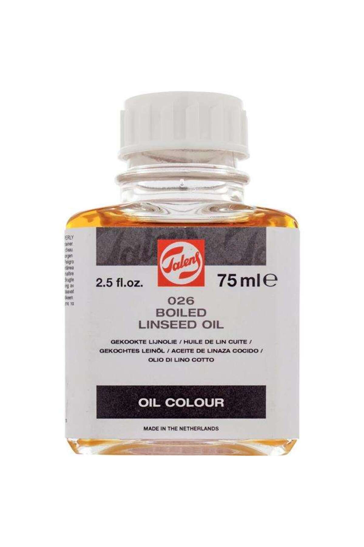 Talens Boiled Linseed Oil 75ml Haşlanmış Keten Tohumu Yağı / 026