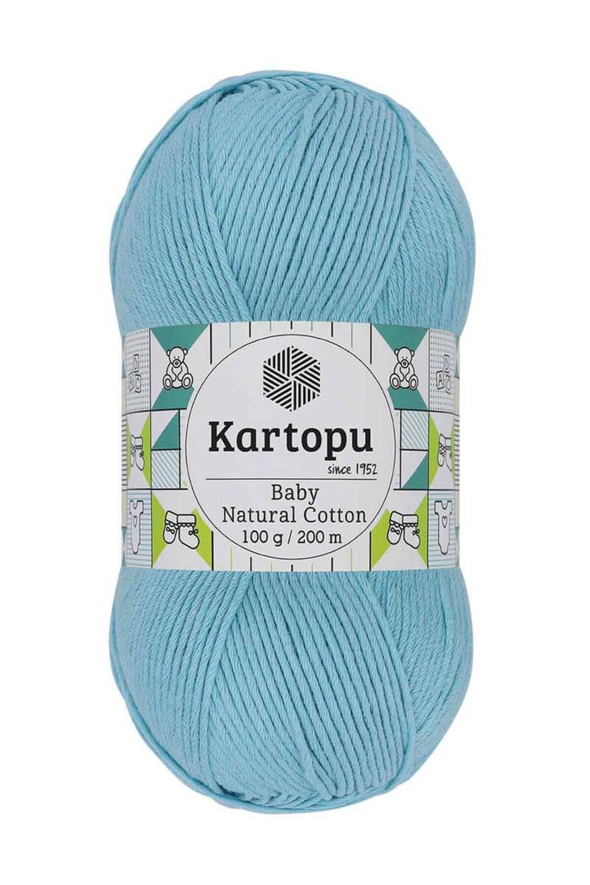 Kartopu Baby Natural Cotton El Örgü İpi  Turkuaz K551