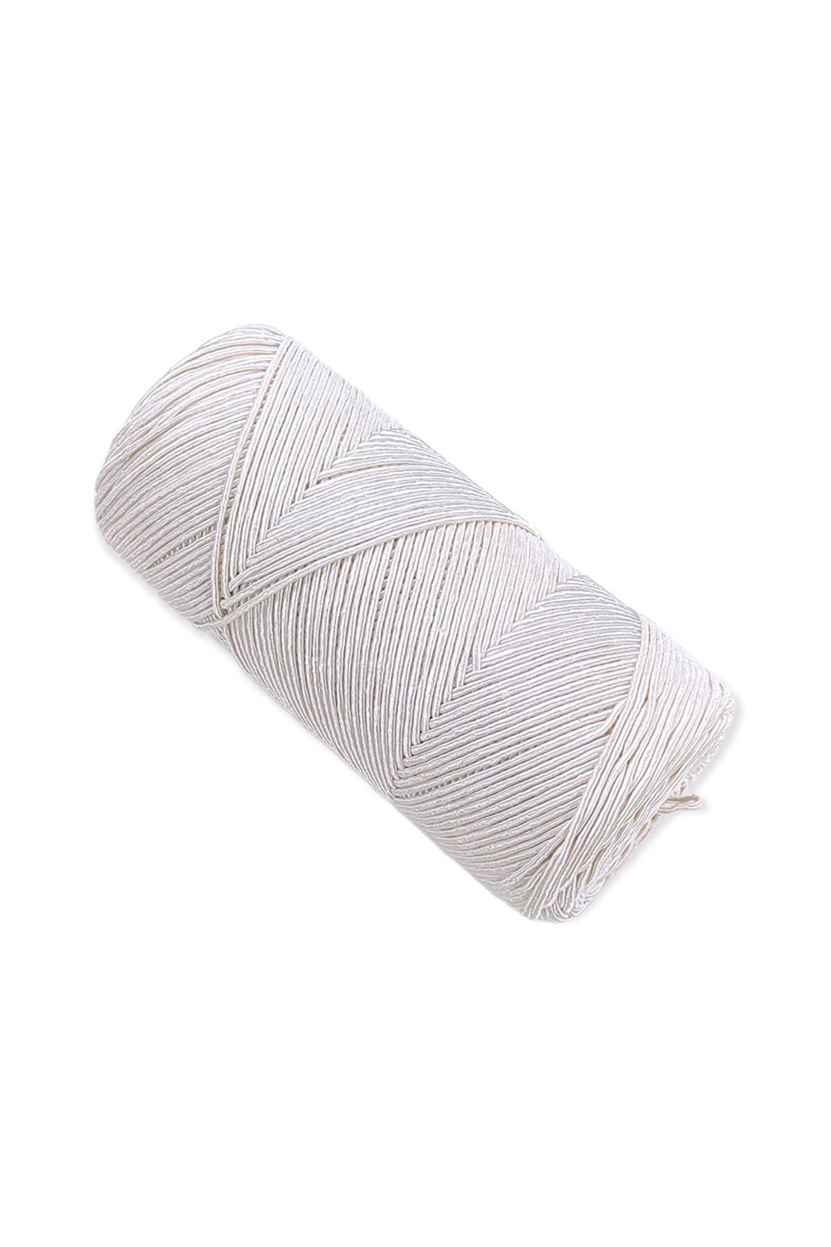 hobimon 1,5 Mm Candy White Slim Placă (supra) Geantă Și Ață De Alergare - 180-200 Gr. 200 Mt. - One Size