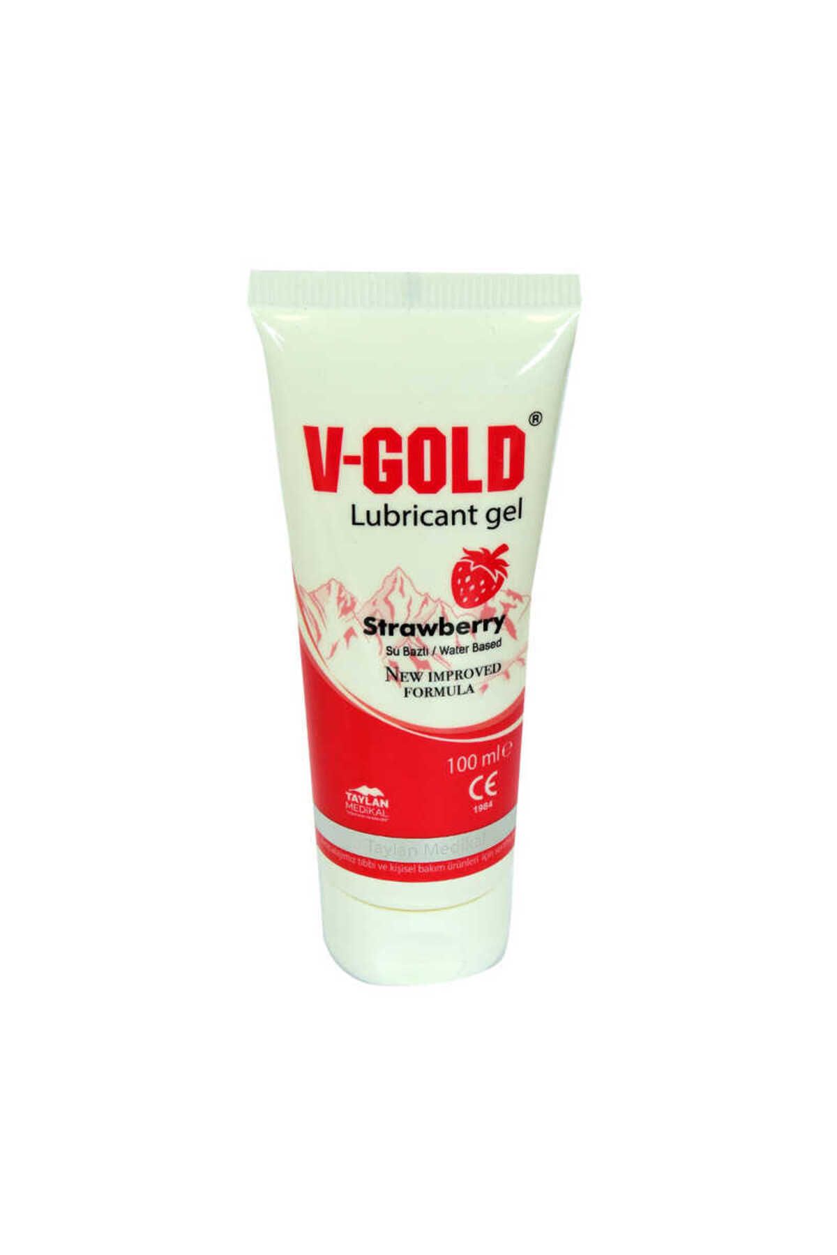 kapsulavm Kayganlaştırıcı Jel Çilekli Su Bazlı 100 ML Strawberry Lubricant Gel