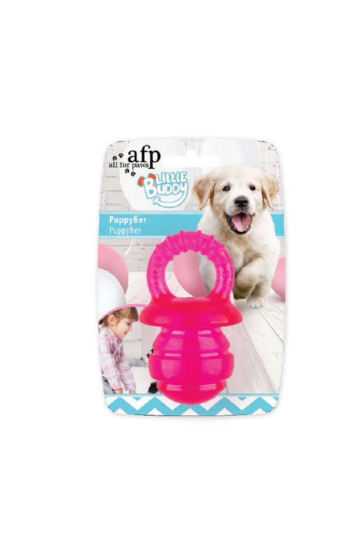 Afp Little Buddy - Puppyfier- Lastik Emzik Pembe L YKTSN