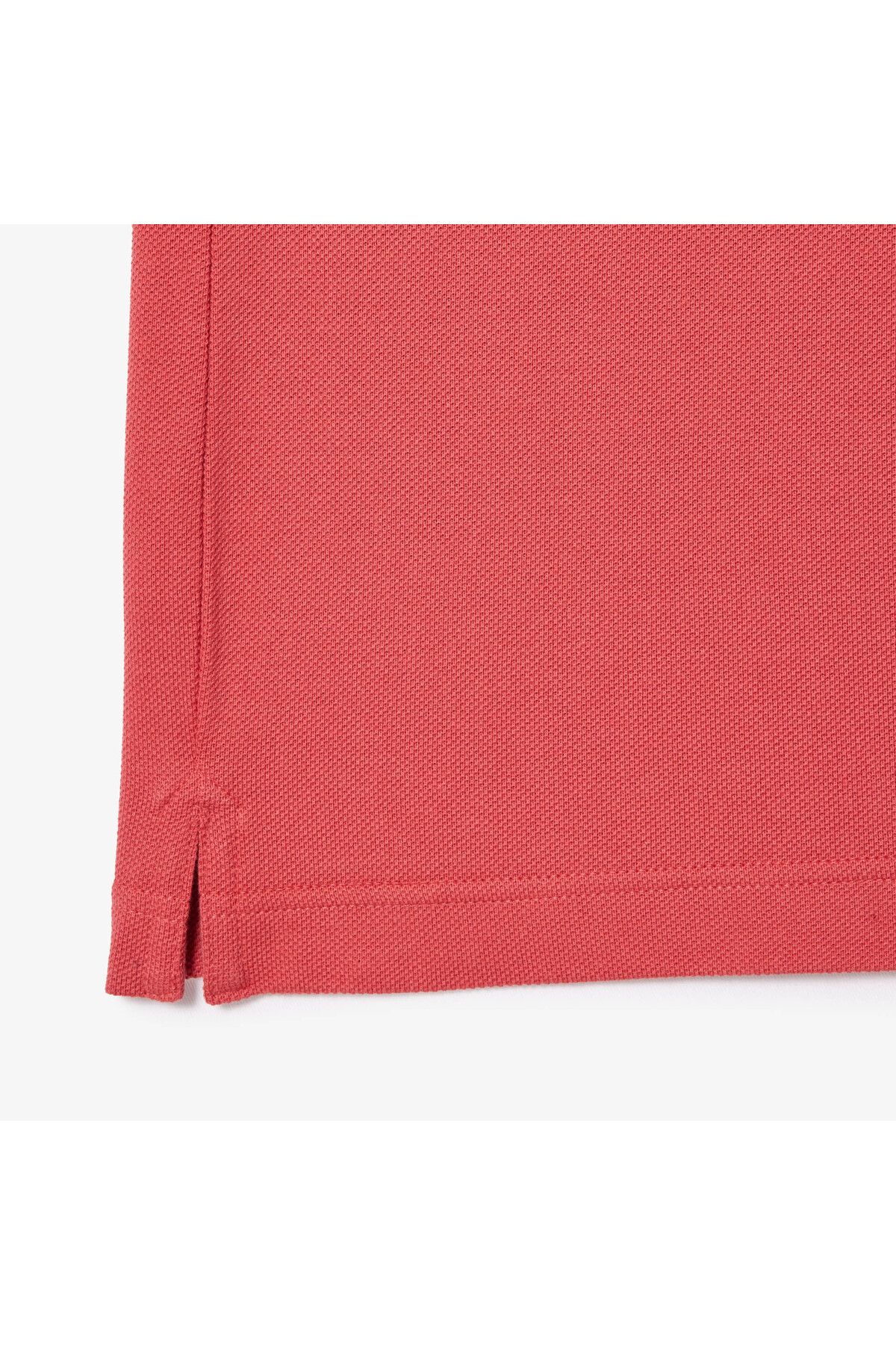 تی شرت یقه پولو قرمز مردانه L.12.12 باریک و چوگان Lacoste