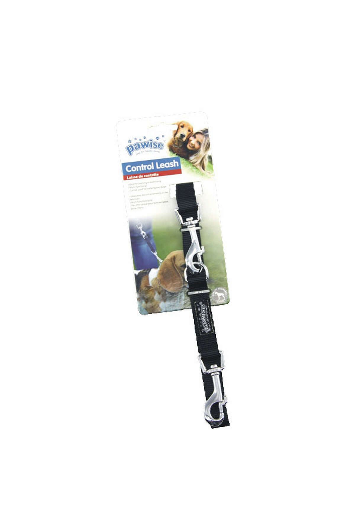 Pawise Dog Comp.Control L (2.5Cmx72") Tasma Siyah 639140