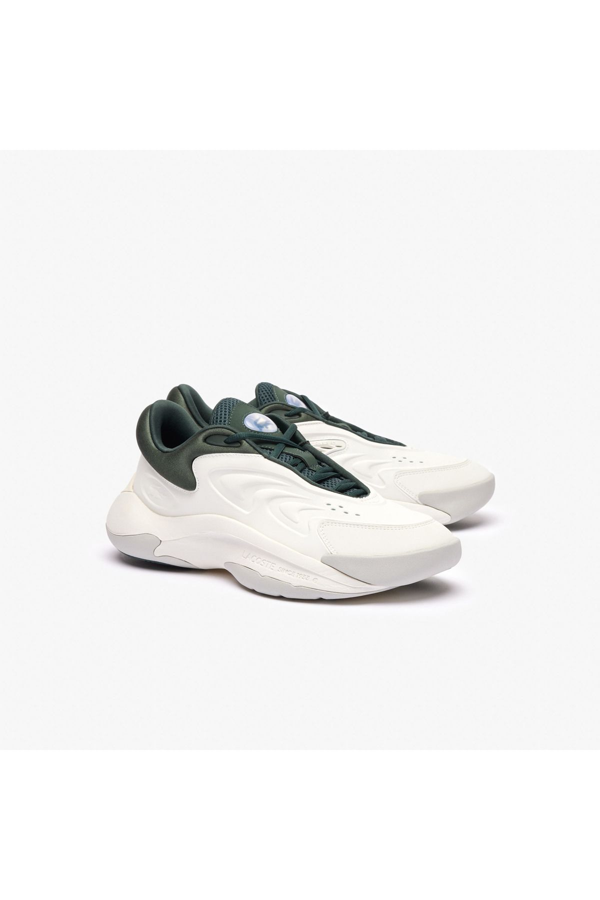 اسنیکر نود مردانه کفش ورزشی سفید پوست هالکین Lacoste