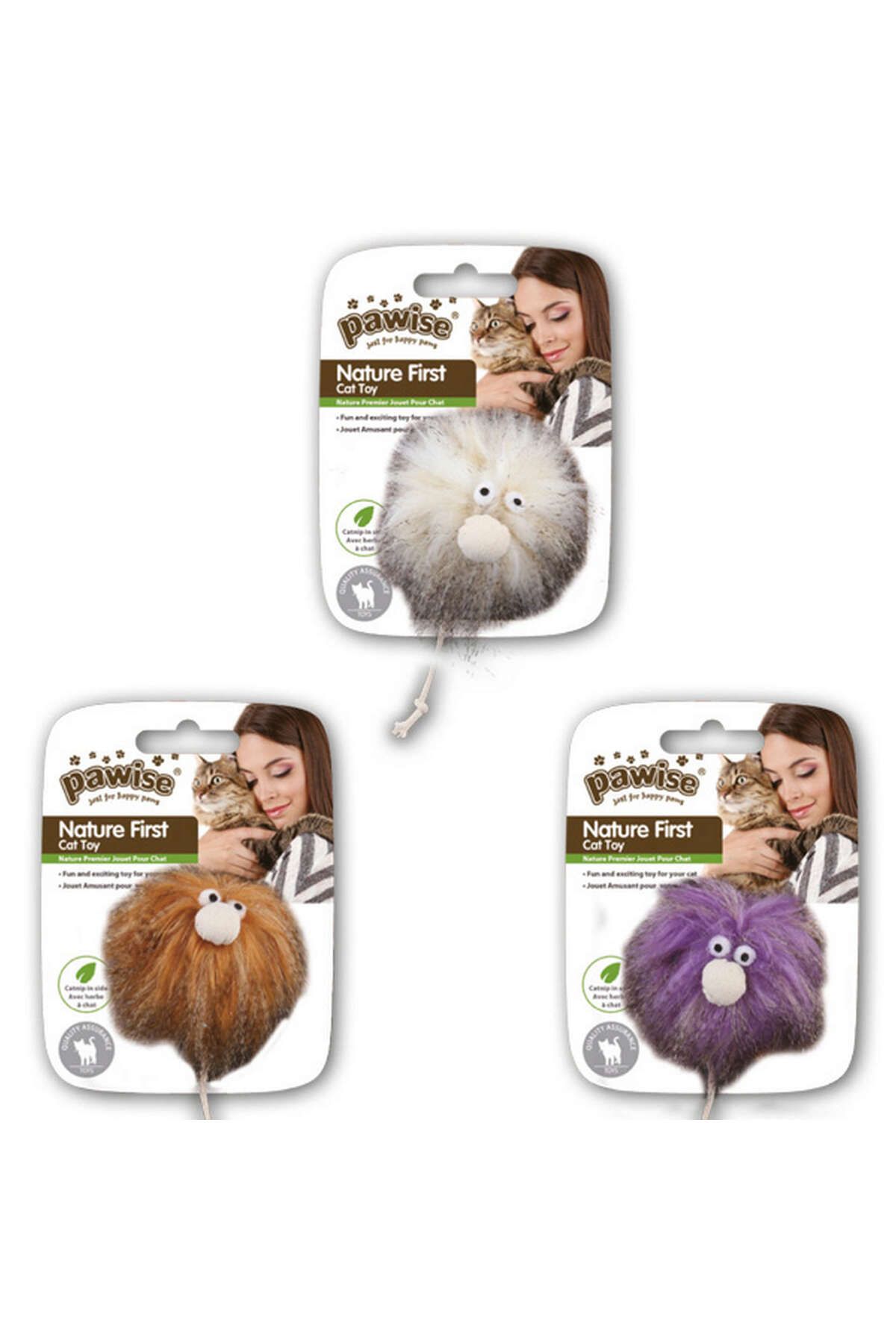 Pawise Catnipli Peluş Kedi Oyuncağı 7 cm SPTGL