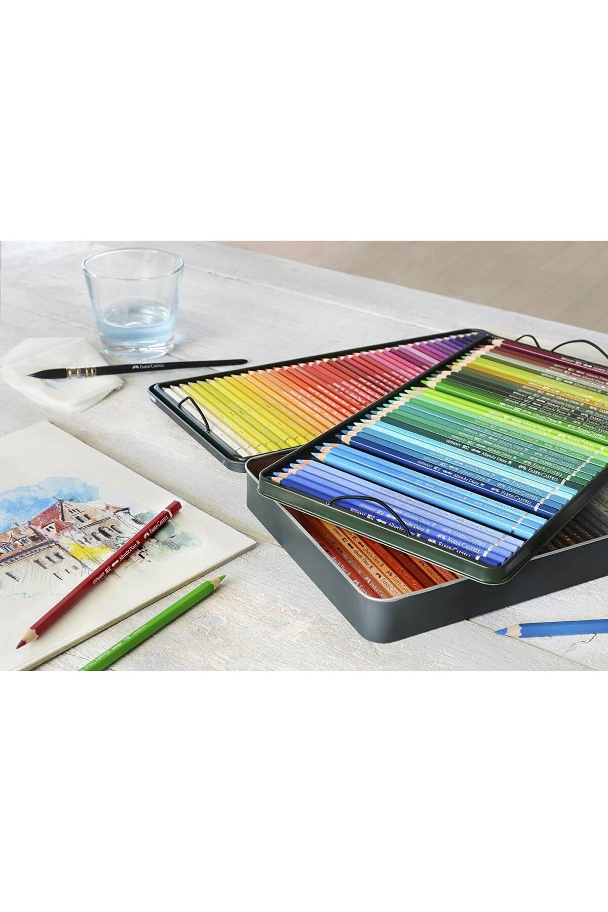 Faber Castell-Faber Castell Creioane colorate acuarela 120 buc/set + CD A. Durer Faber Castell 2