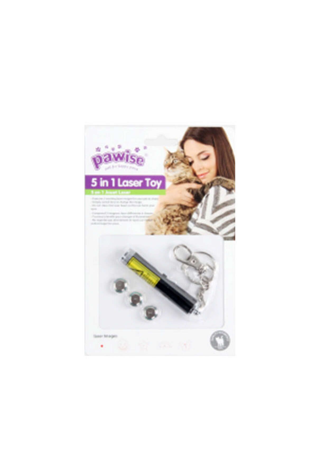 Pawise 5 In 1 Laser Toy Kedi Oyuncağı YKTSN