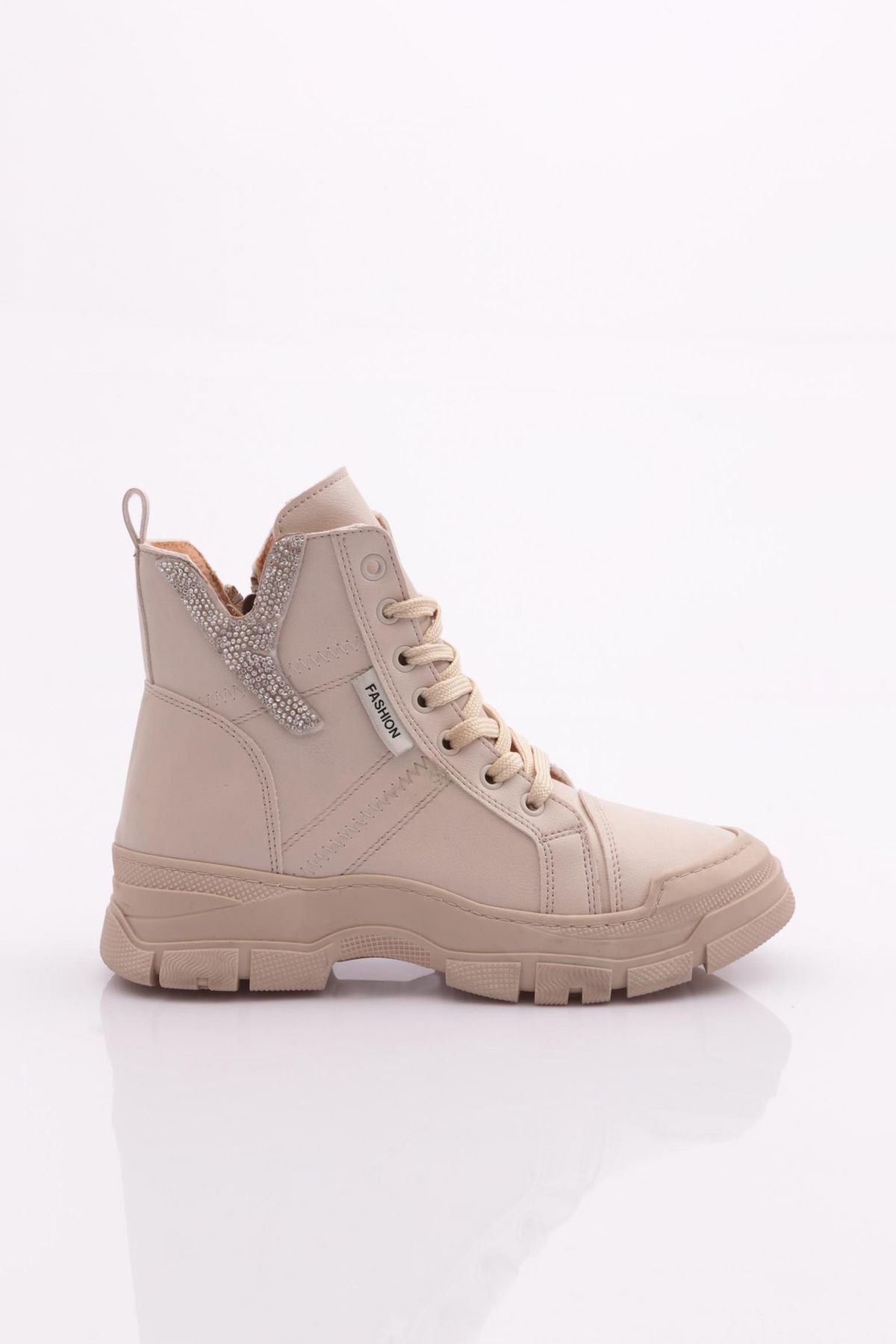 DGN-Beige Women's Boots - 078 Model 1