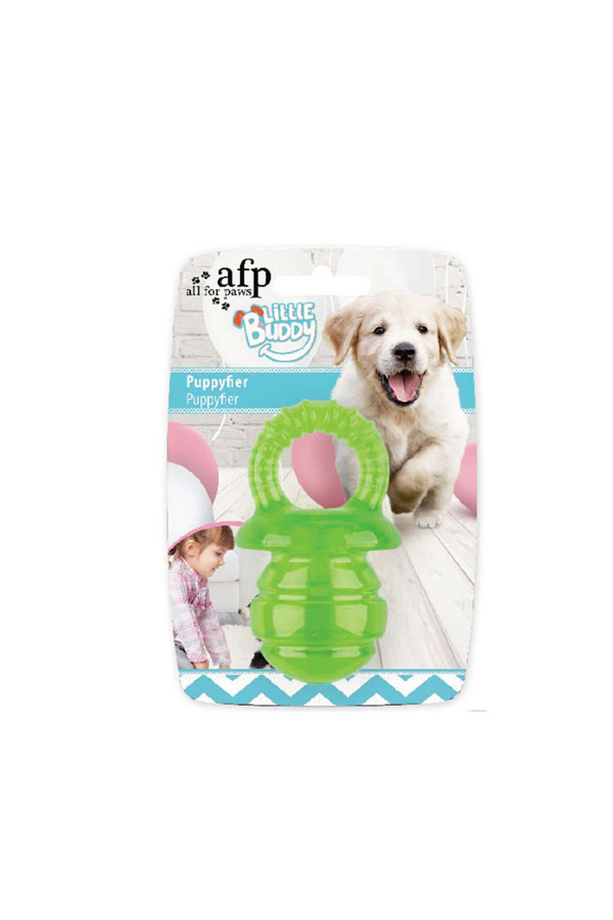 Afp Little Buddy - Puppyfier- Lastik Emzik Yeşil L GLSTD