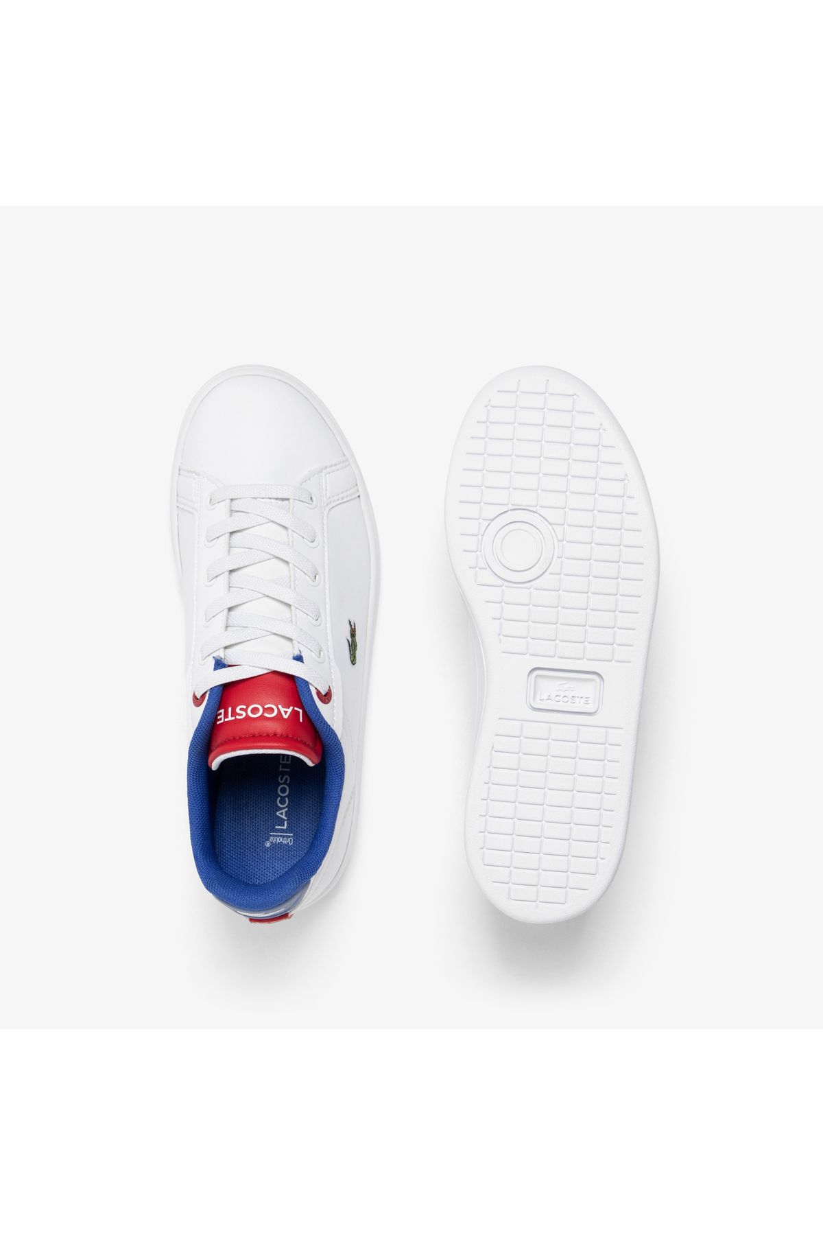 اسنیکر سفید دخترانه و پسرانه بچگانه کفش CARNABY PRO KIDS ورزشی Lacoste