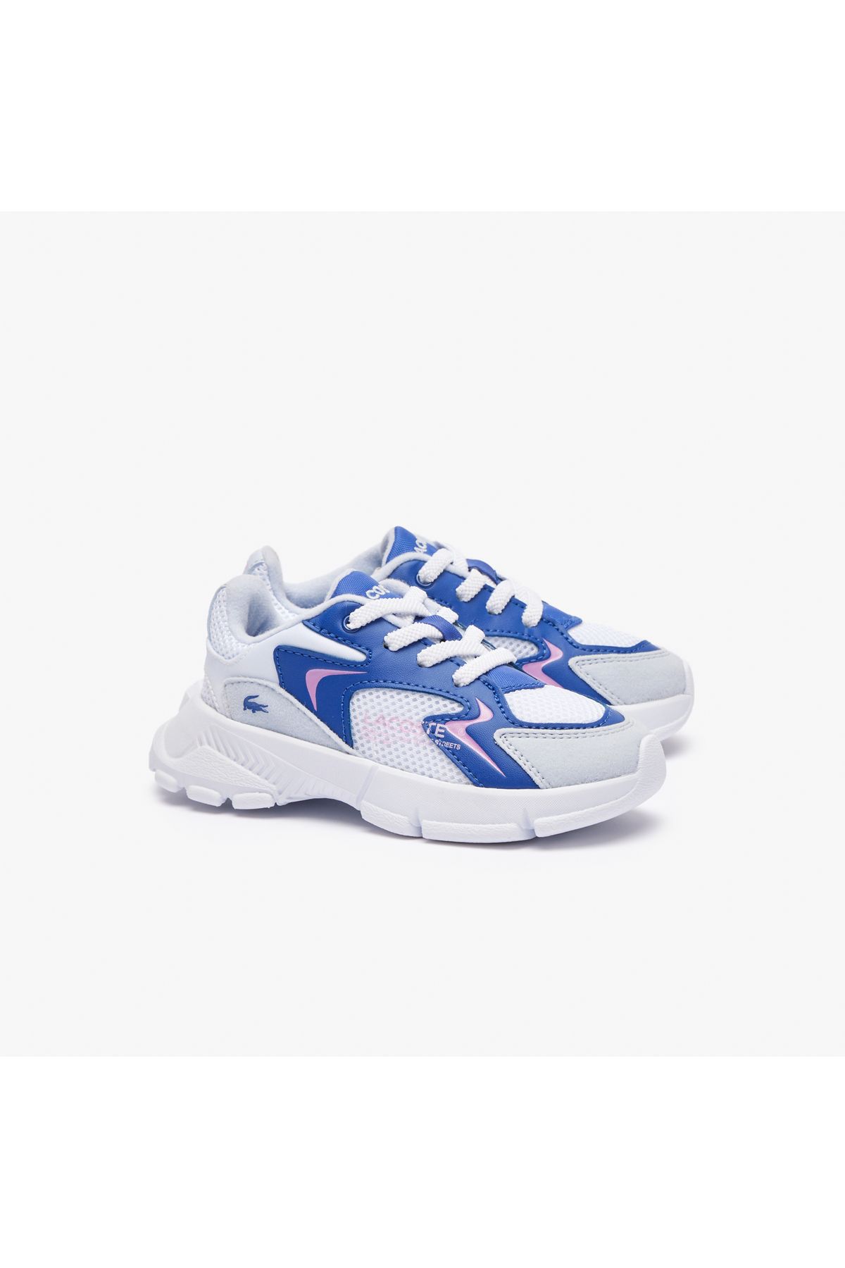 اسنیکر آبی دخترانه و پسرانه بچگانه کفش ورزشی روشن L003 NEO Lacoste