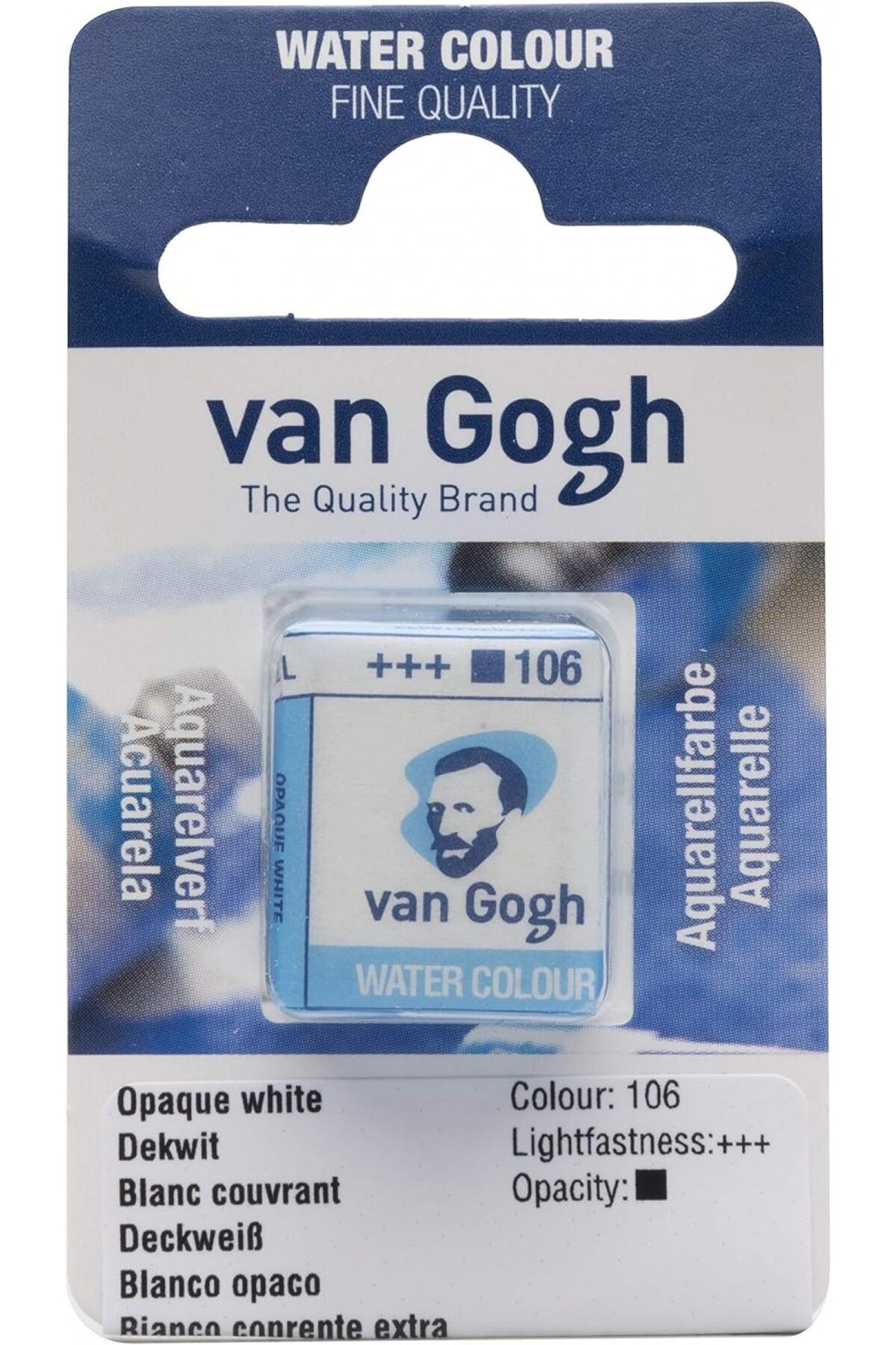 Talens Van Gogh Suluboya Tablet Opaque White