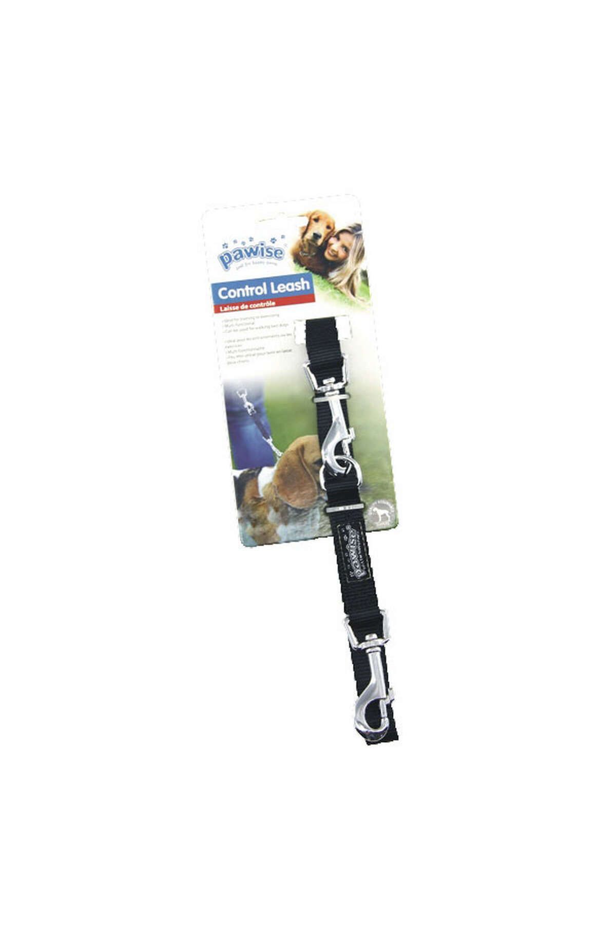 Pawise Dog Comp.Control S (1.5Cmx72") Tasma Siyah YKTSN