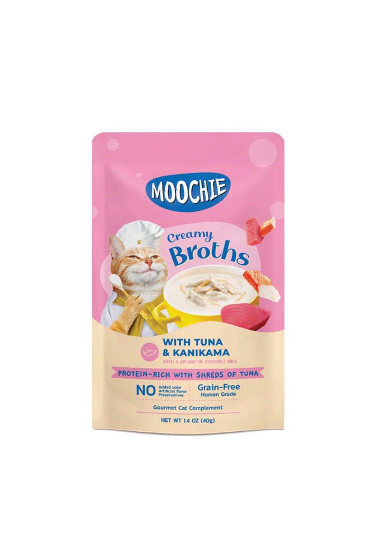 MOOCHIE ÇORBA KEDI ÖDÜLÜ TON-KANIKAMA 40 GR X 4 ADET 673143