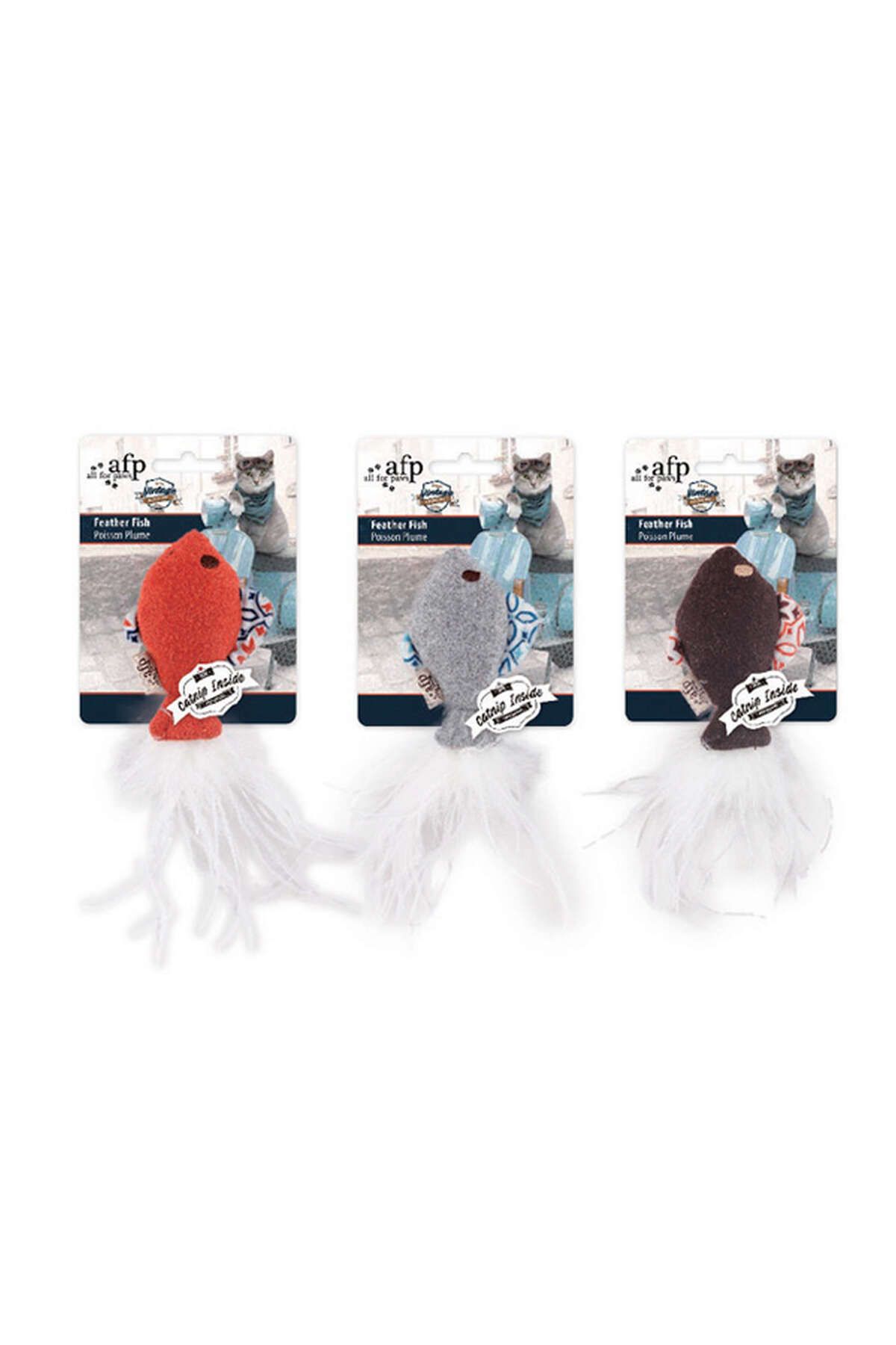 Afp Vintage Cat - Peluş Tüylü Balık Oyuncak YKTSN