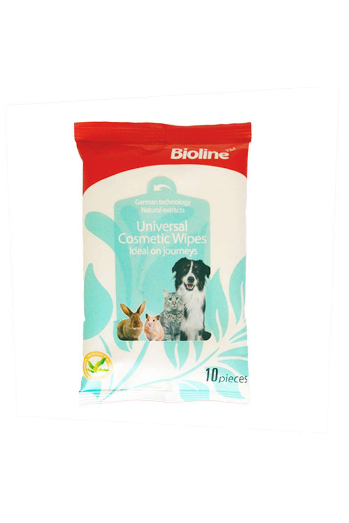 Bioline Kedi ve Köpek Islak Temizlik Mendili 10 Adet YKTSN