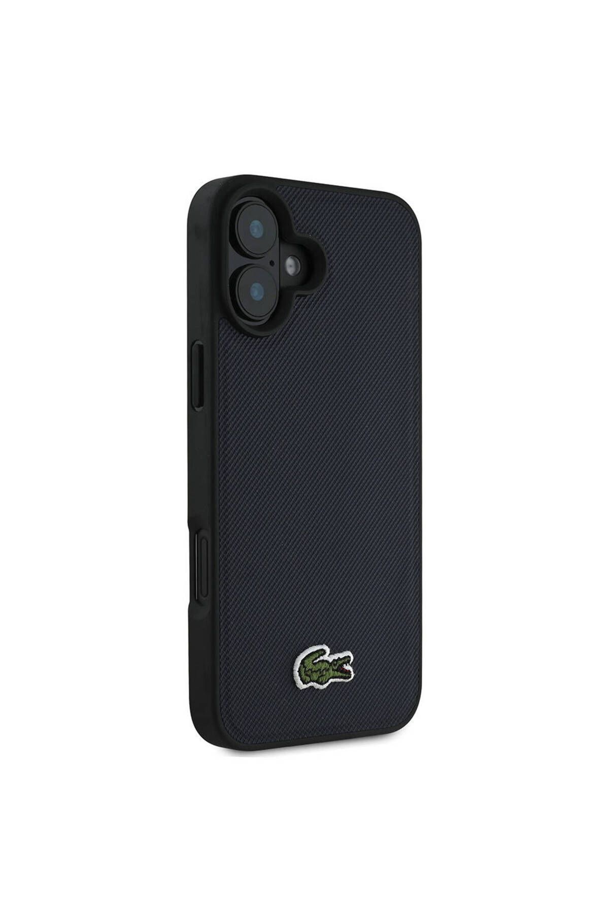کاور و قاب IPHONE 16 PLUS CASE LACOSTE دارای مجوز PU PIKE الگوی نمادین COCKSAH LOGO NAVY BLUE Lacoste