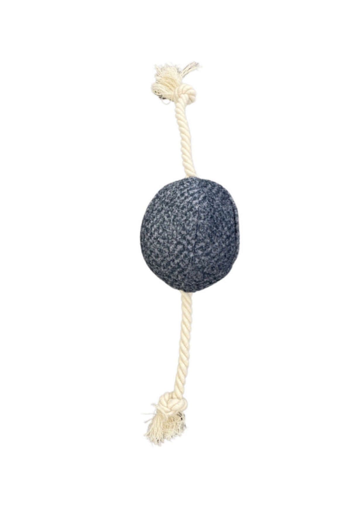Pet Comfort İpli Top Köpek Oyuncağı Ø10cm, Mavi 40cm GLSTD