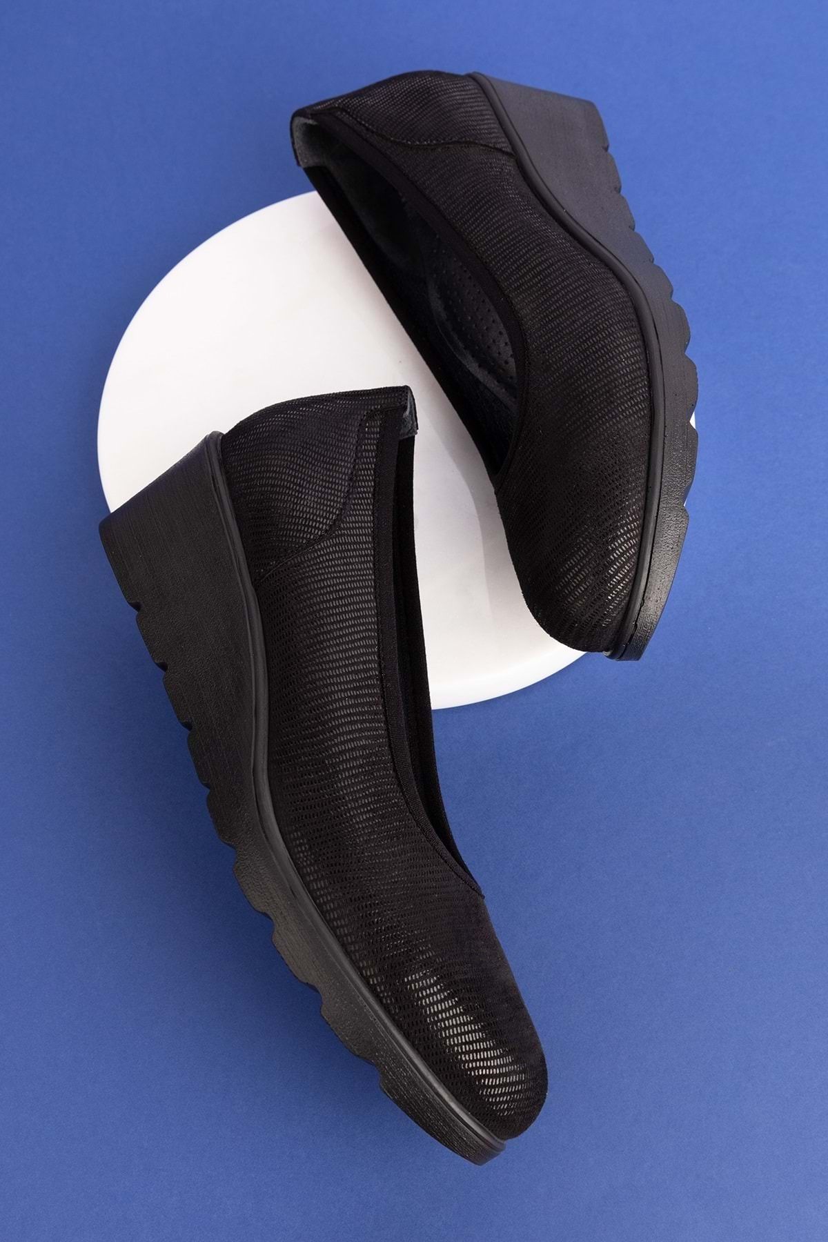 Gondol-Wedge Heels Γνήσιο Δερμάτινο Καθημερινά Μητρικά Παπούτσια - ell.6806 7