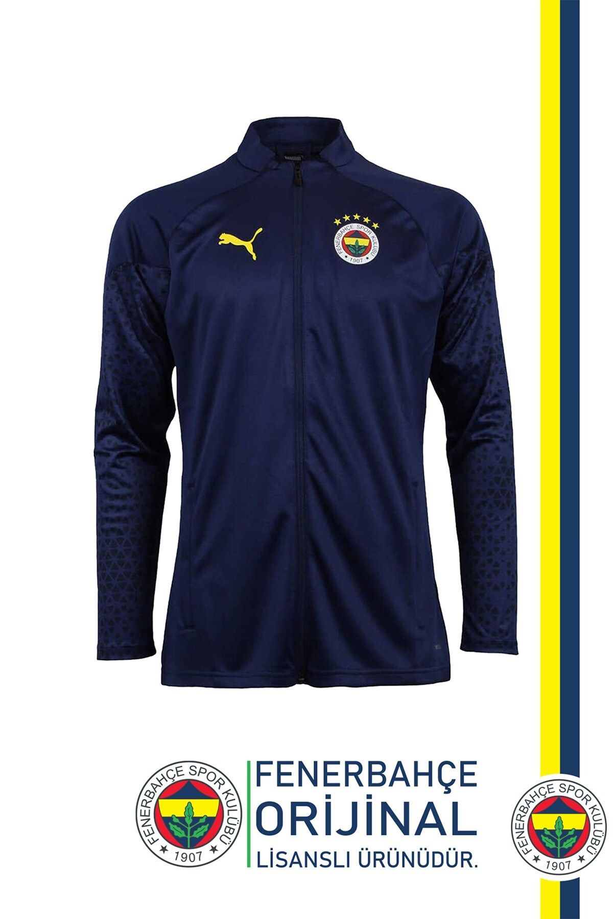 Fenerbahçe-Original Licensed 23-24 Full Zip Training Sweat 1