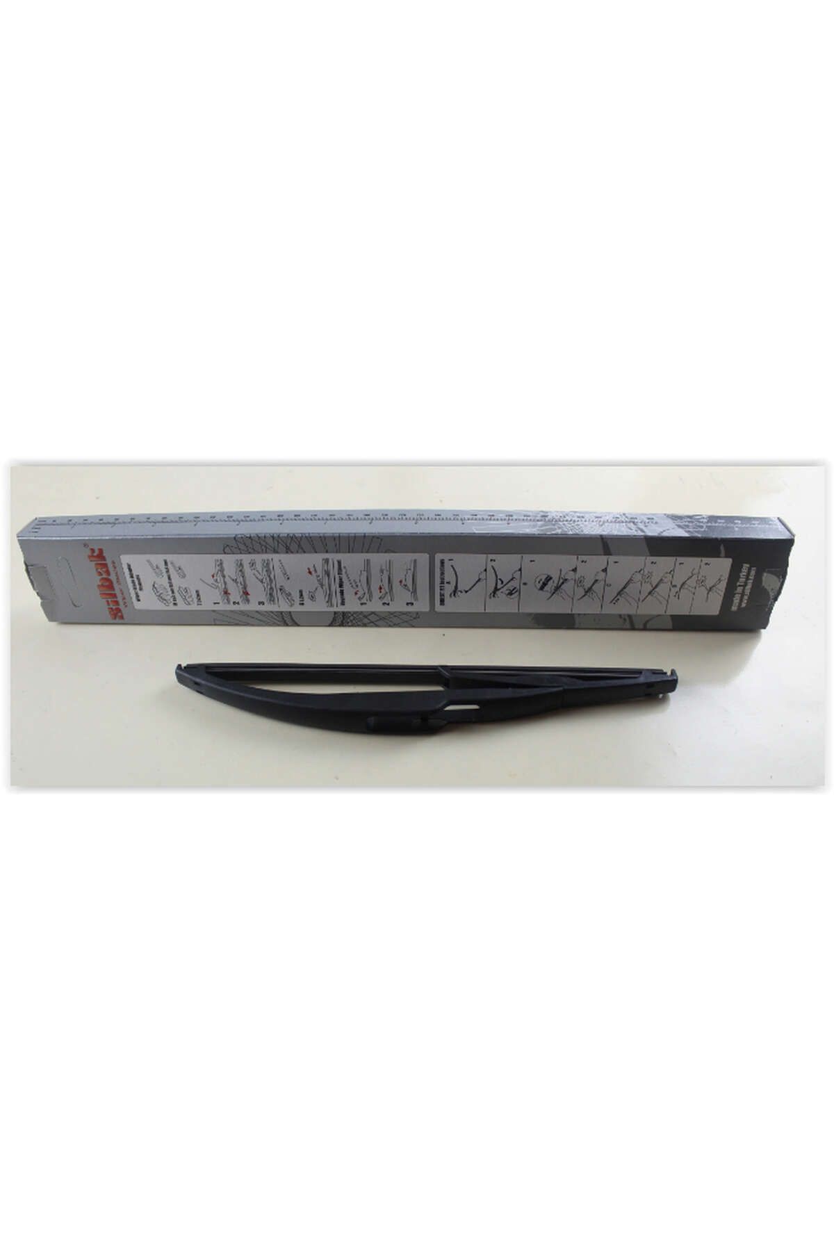 Silbak SİLECEK SÜPÜRGESİ ARKA PLASTIK TIP NEMO-BIPPER-FIORINO 08 BOY:350MM DRSTR