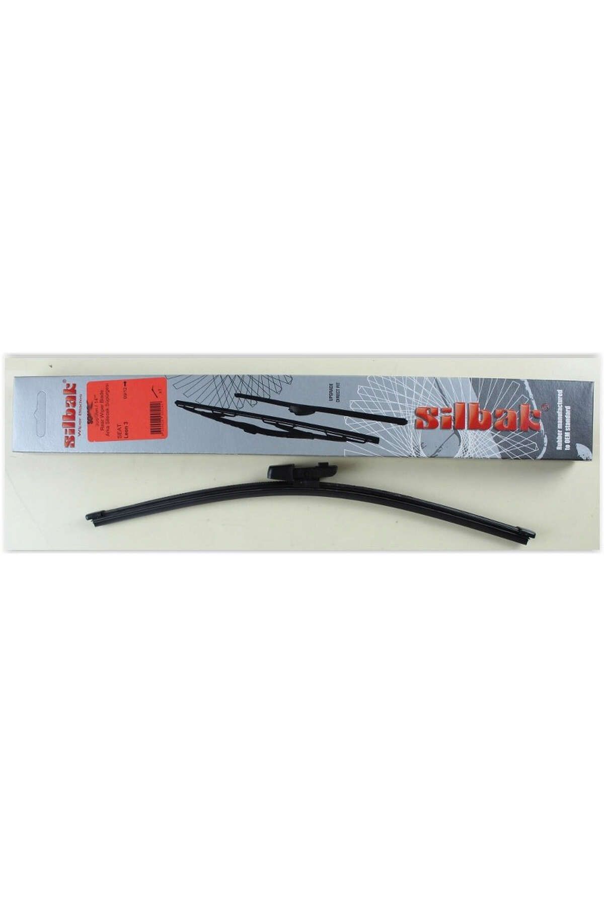 Silbak SİLECEK SÜPÜRGESİ ARKA MUZ TİPİ 280mm YETI 05/09 GOLF VI 10/08 GOLF VI 10/12 POLO VI 06/09 DRSTR