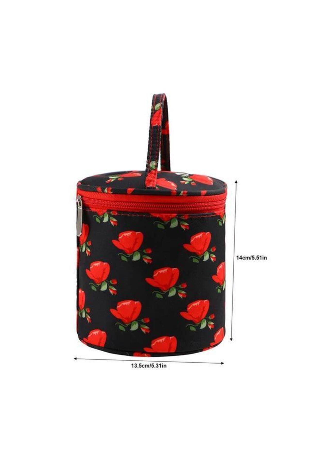 yumakça Yumak Çantası 13 x 14 Cm Mini Boy LE13 Siyah Organizer Çanta görsel 2