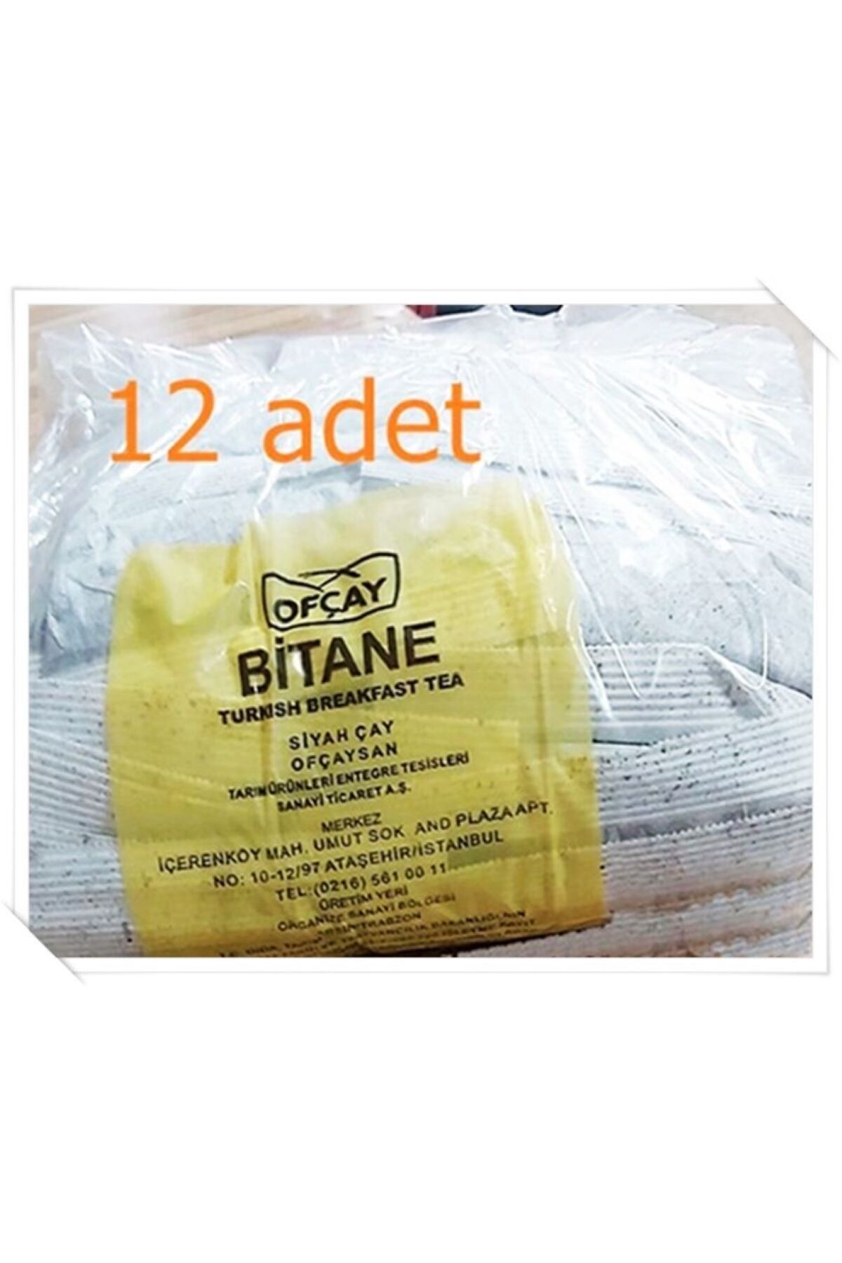 Ofçay OFÇAY BİTANE TBT EKO DEMLİK POŞET 30 GR'LIK 1 KOLİ (12*1000 GR)