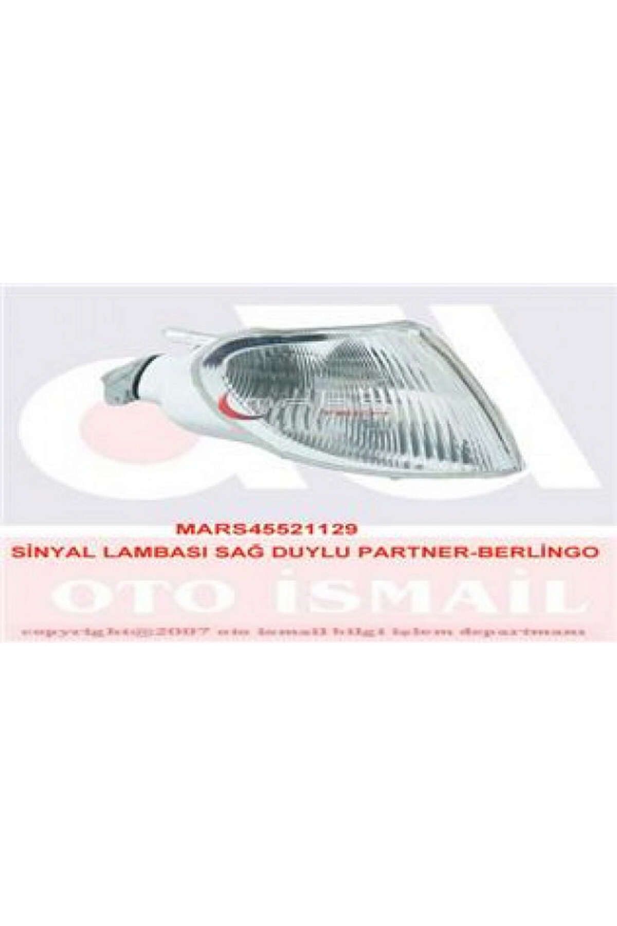 Mars SİNYAL LAMBASI [ SAĞ DUYLU PEUGEOT PARTNER 1996-2002 ] FERRG