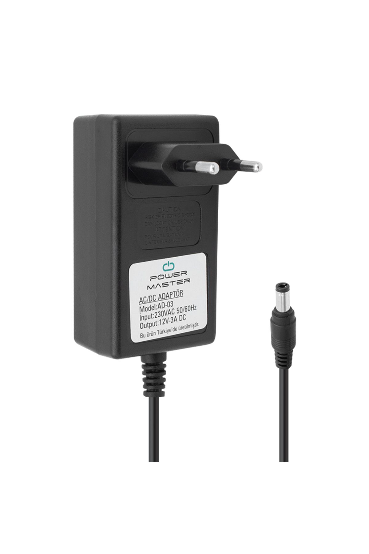 İklimStore 12 VOLT - 3 AMPER PLASTİK KASA PRİZ TİPİ ADAPTÖR 5.5*2.5 UÇ (5131)