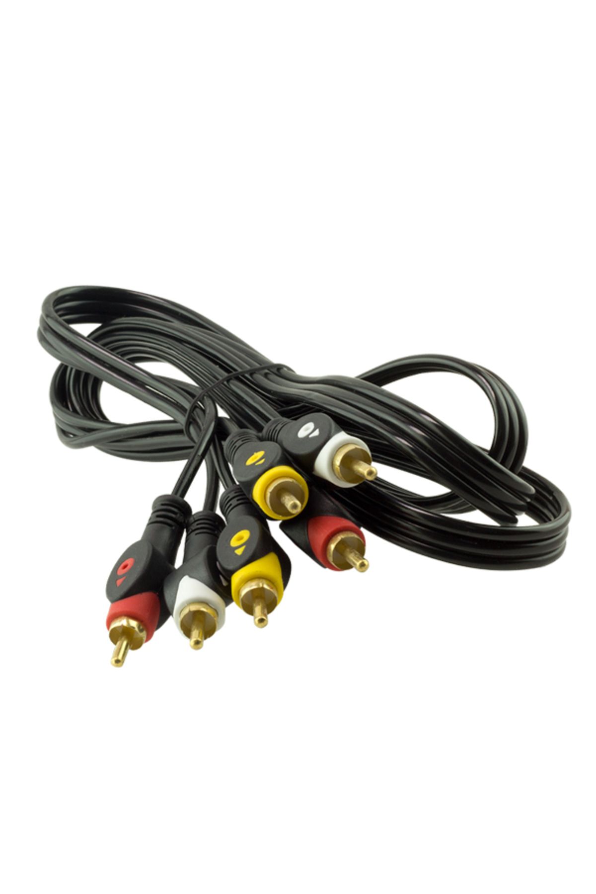 Light up 3 RCA + 3 RCA 1.5 METRE KABLO  POŞETLİ