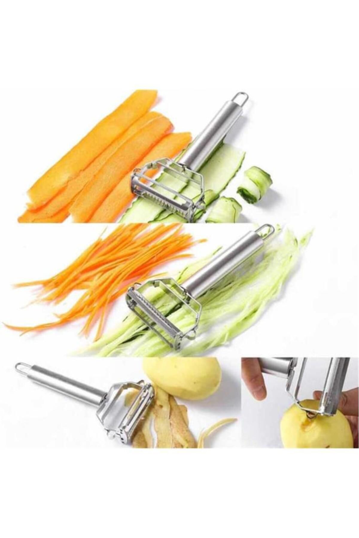 Tiesa Home-Stainless Steel Turbo Titan Julienne Fruit Vegetable Peeler Peeler Peeling Apparatus 2