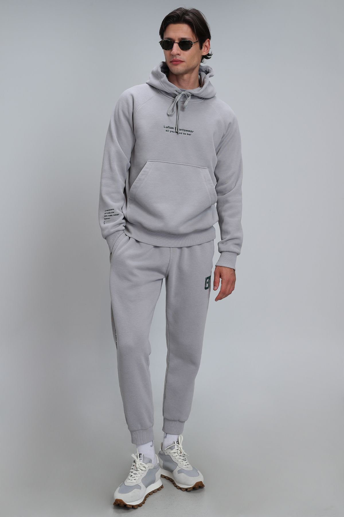 Lufian-Jeremy Men's Sweatpants Light Gray 5