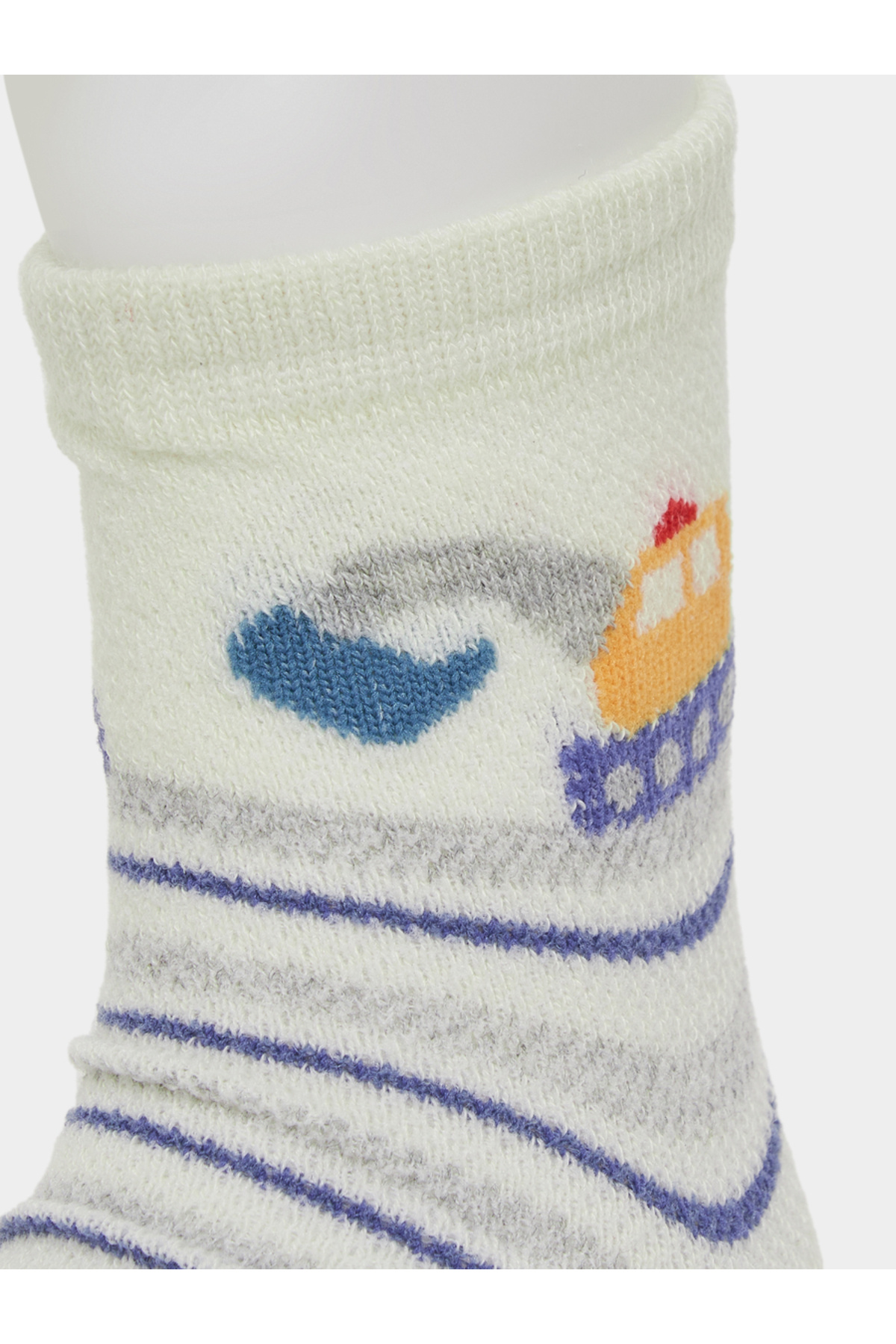 Styli-Pack of 5 - Cartoon Printed Cotton Mid Tube Socks 3