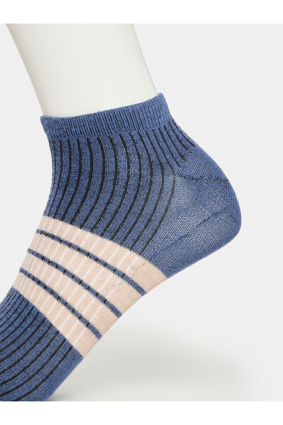 Styli-Pack of 5 - Striped Detail Ankle Socks 7