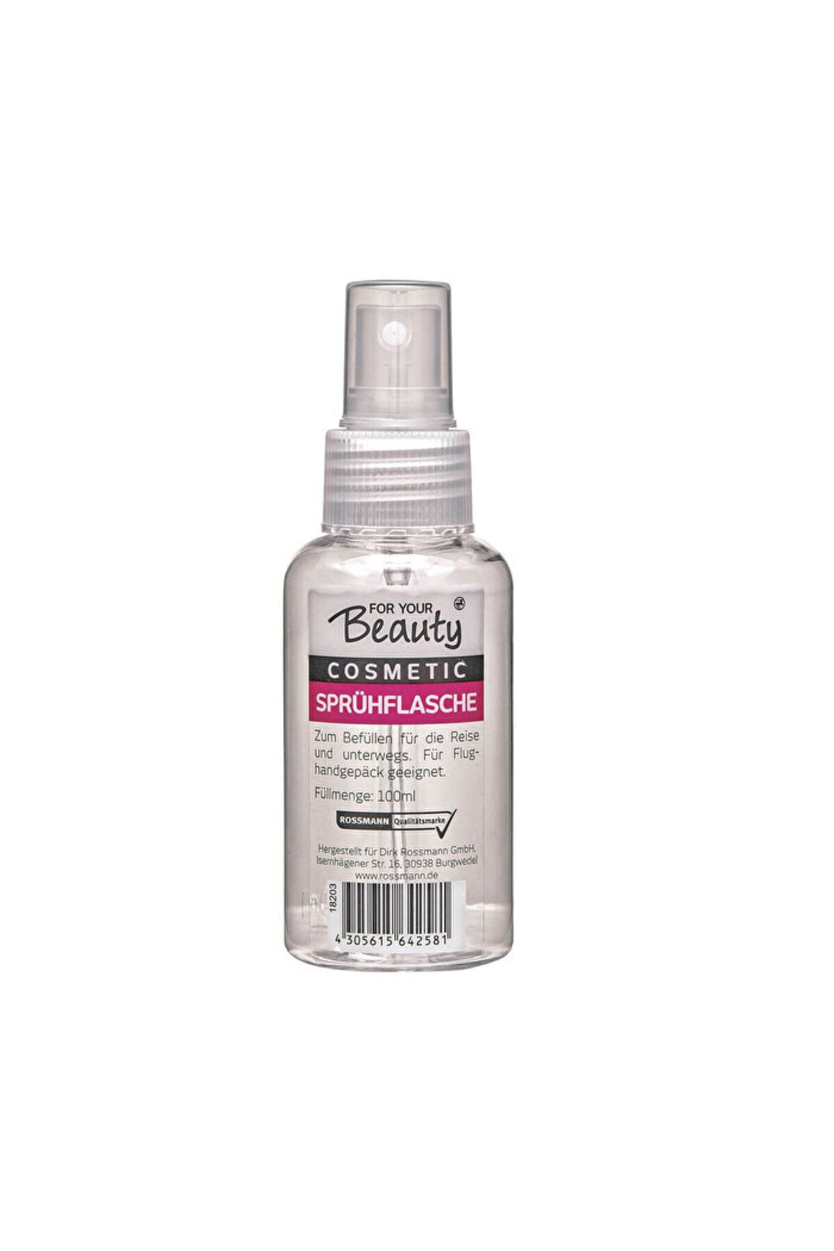 FOR YOUR BEAUTY - Seyahat Şişesi Sprey - - 100 ml