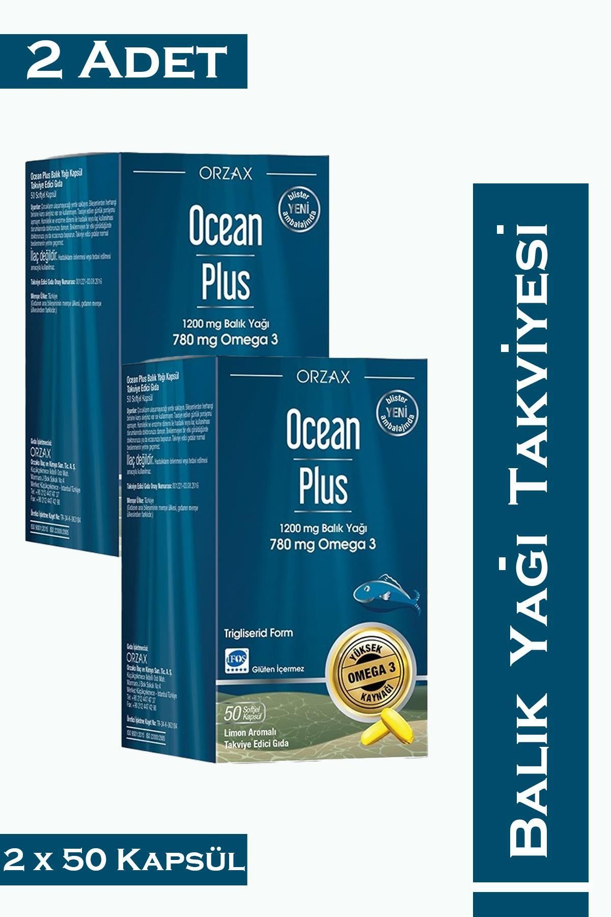 Orzax Ocean Plus 1200 mg 50 Kapsül 2 Adet