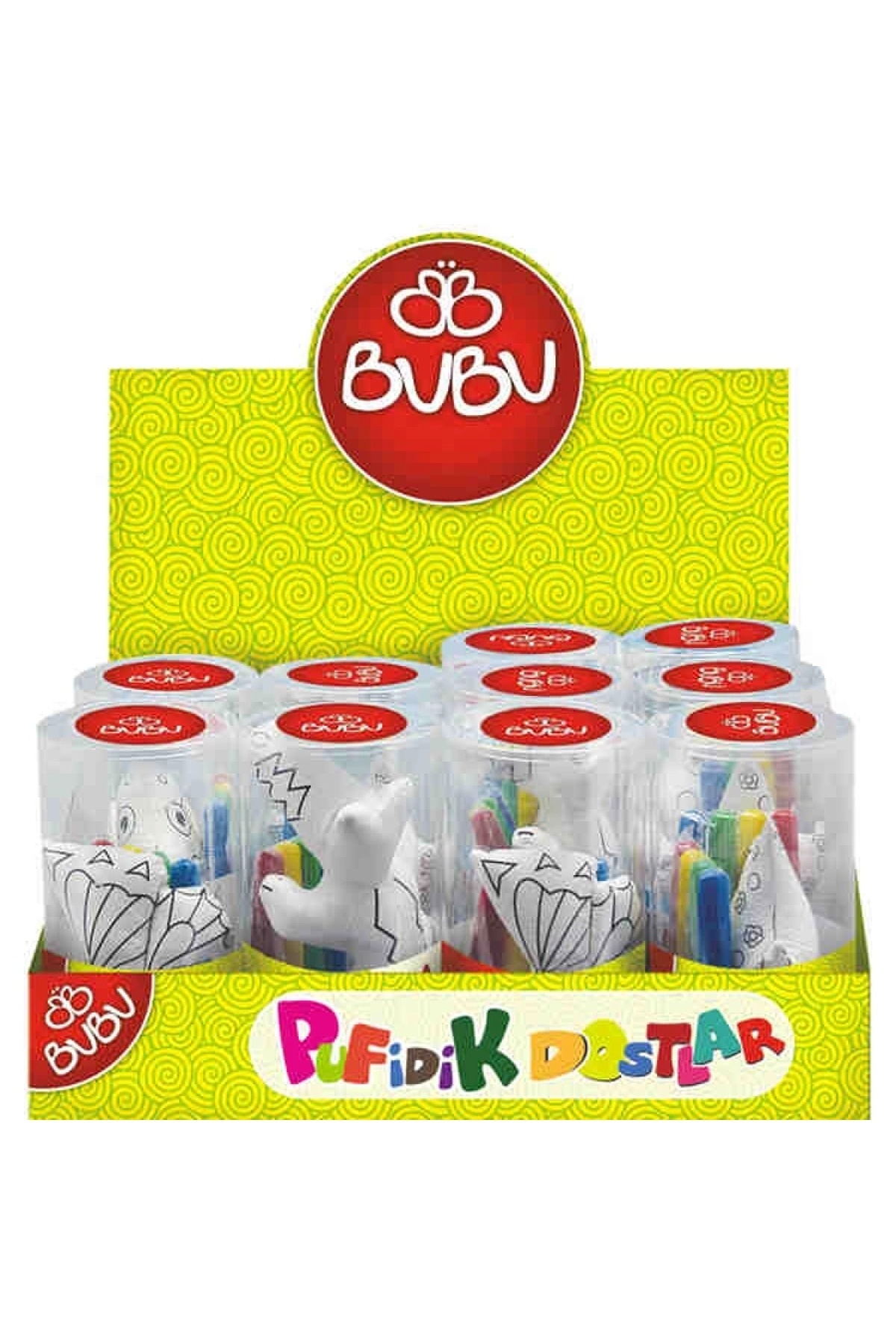 Bubu-Pufidik Friends 4-Piece Felt Painting Pen 00068 1