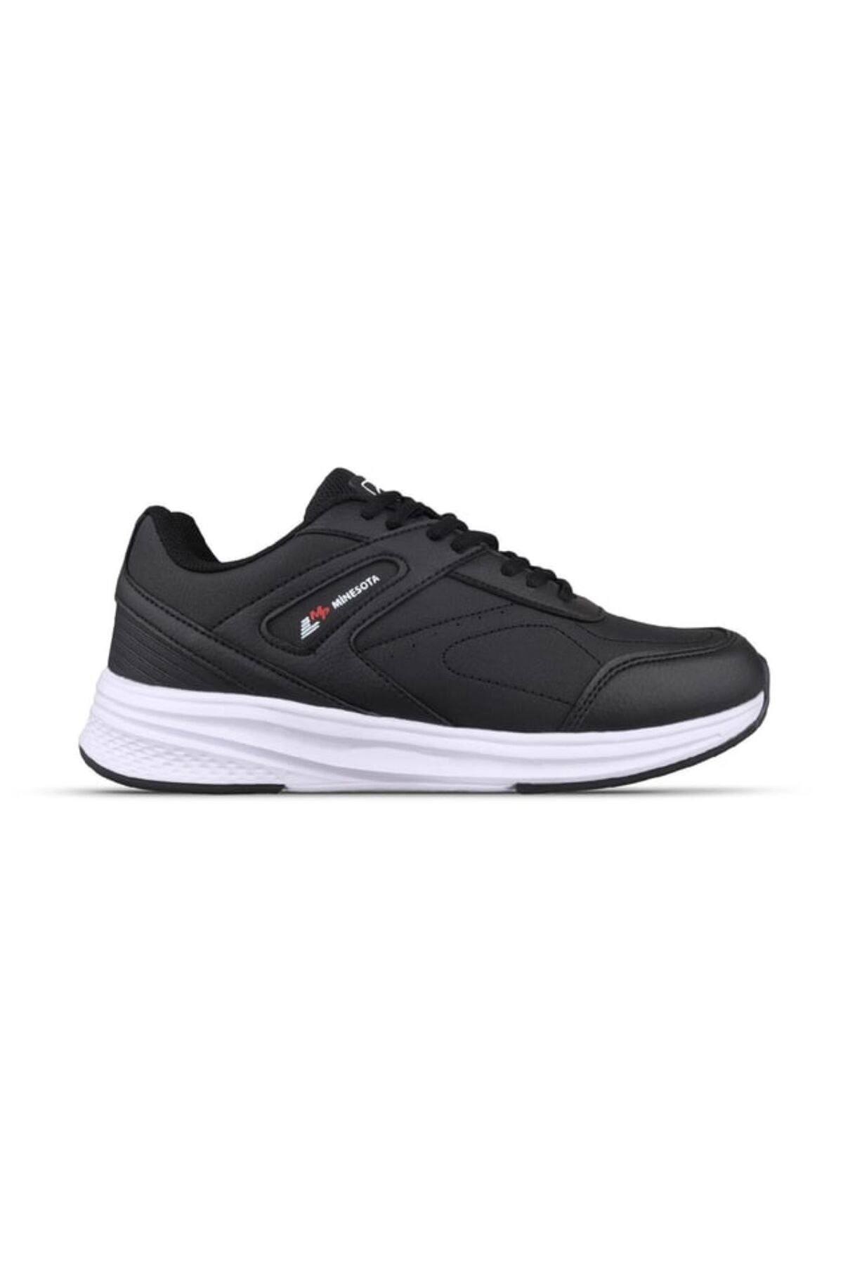 M.P.-Mp 242-1256 Pantofi sport cu șireturi unisex alb-negru 1