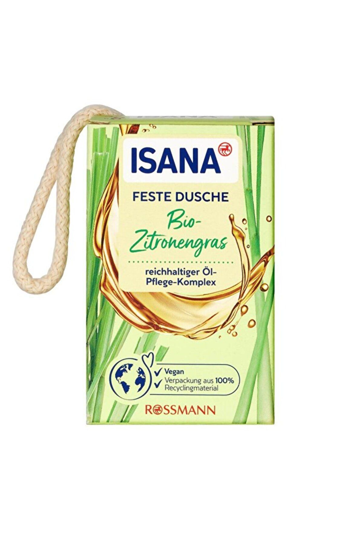 ISANA Katı Duş Jeli - Limon Çimeni - 100 gr
