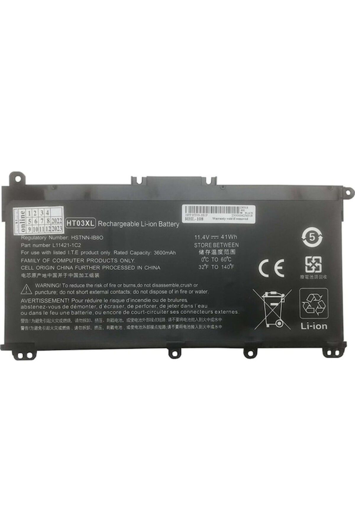 OEM 15-db1002nt 6hY09ea Model - H P Uyumlu Laptop Batarya
