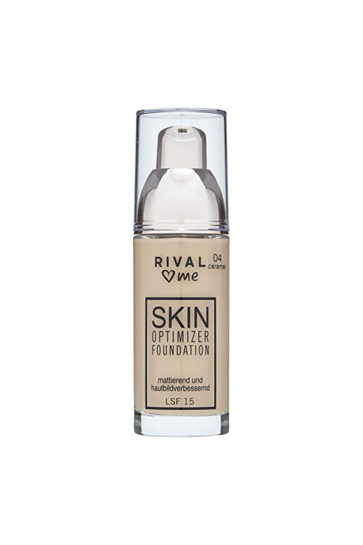 Rival Loves Me Fondöten - Skin Optimizer No:04 Caramel - 30 ml