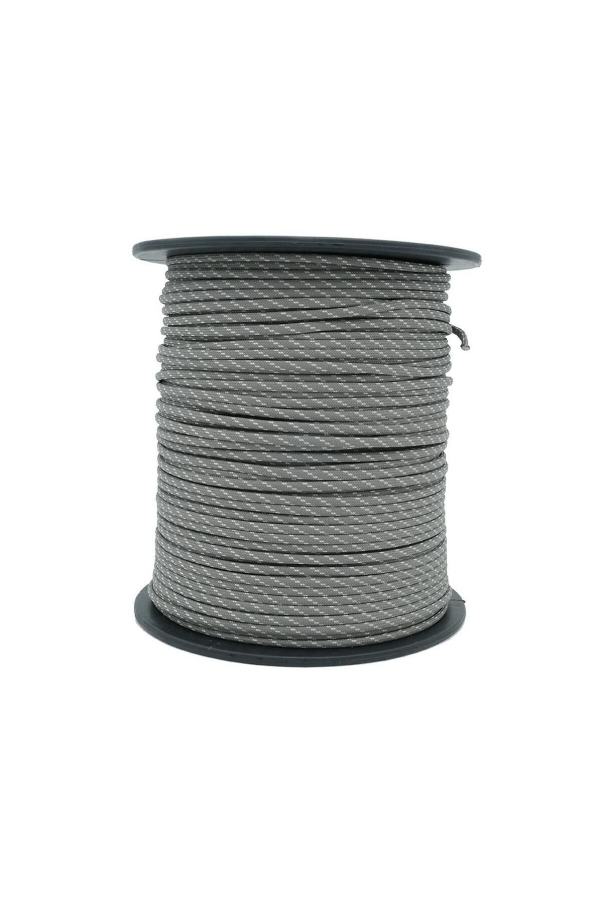 PARACORD İp 4 Mm Gri Desenli No:94 10 Metre