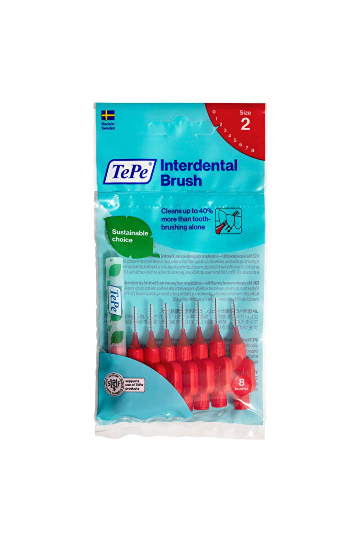 TePe Interdental Brush Arayüz Fırçası Kırmızı 0.5 Mm 8 Li