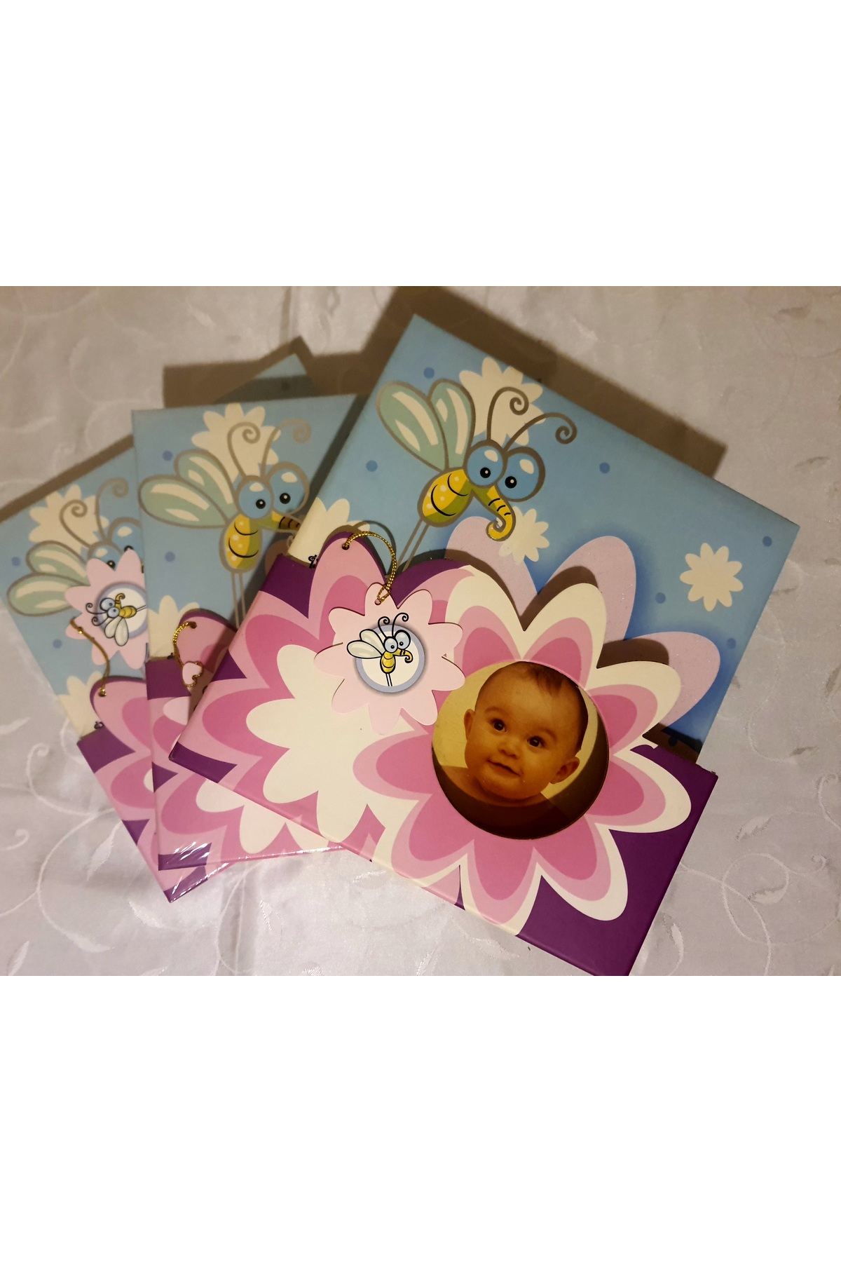 Cmf KUTULU BEBEK FOTOĞRAF RESİM ALBÜMÜ 15X21 cm ve 10x15 cm 80 adet Kapasiteli fotoğrafı 5 (önizleme)