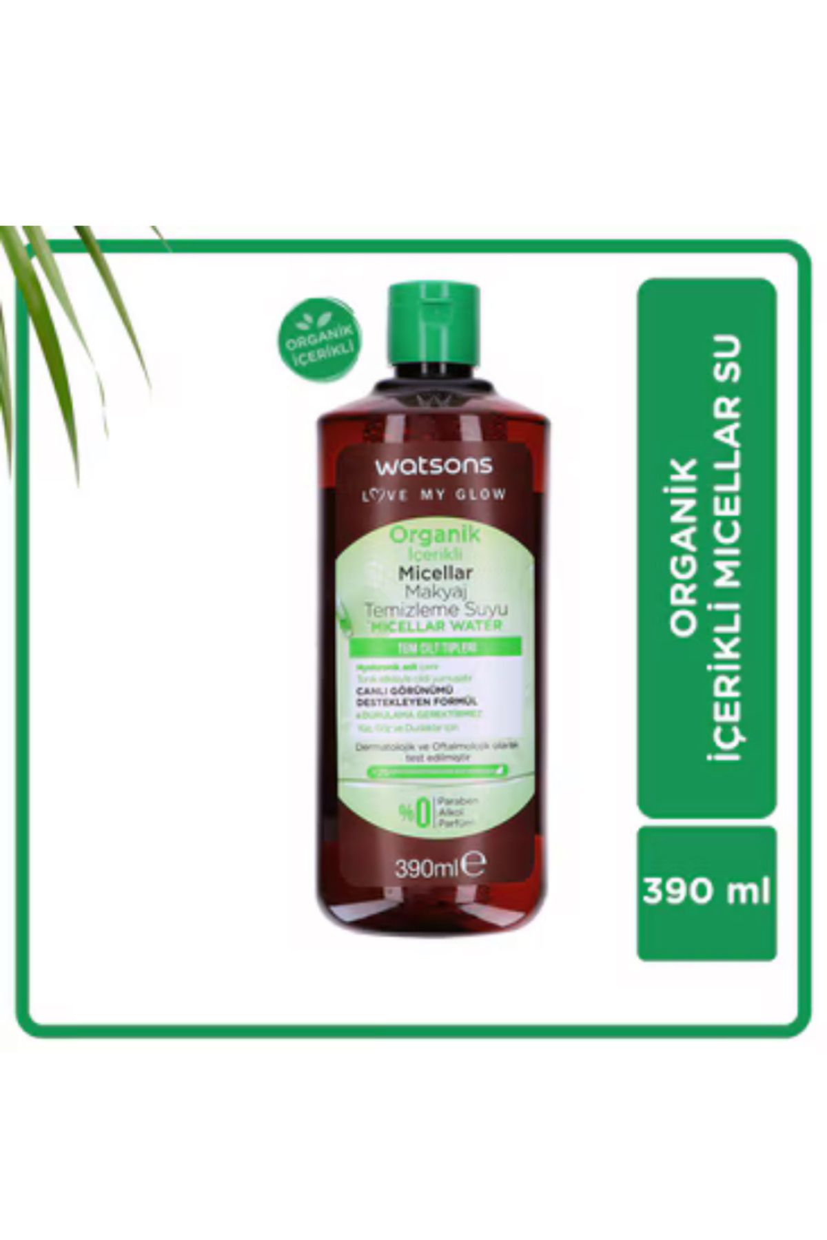 Watsons Organik Micellar Temizleme Suyu 390 ml