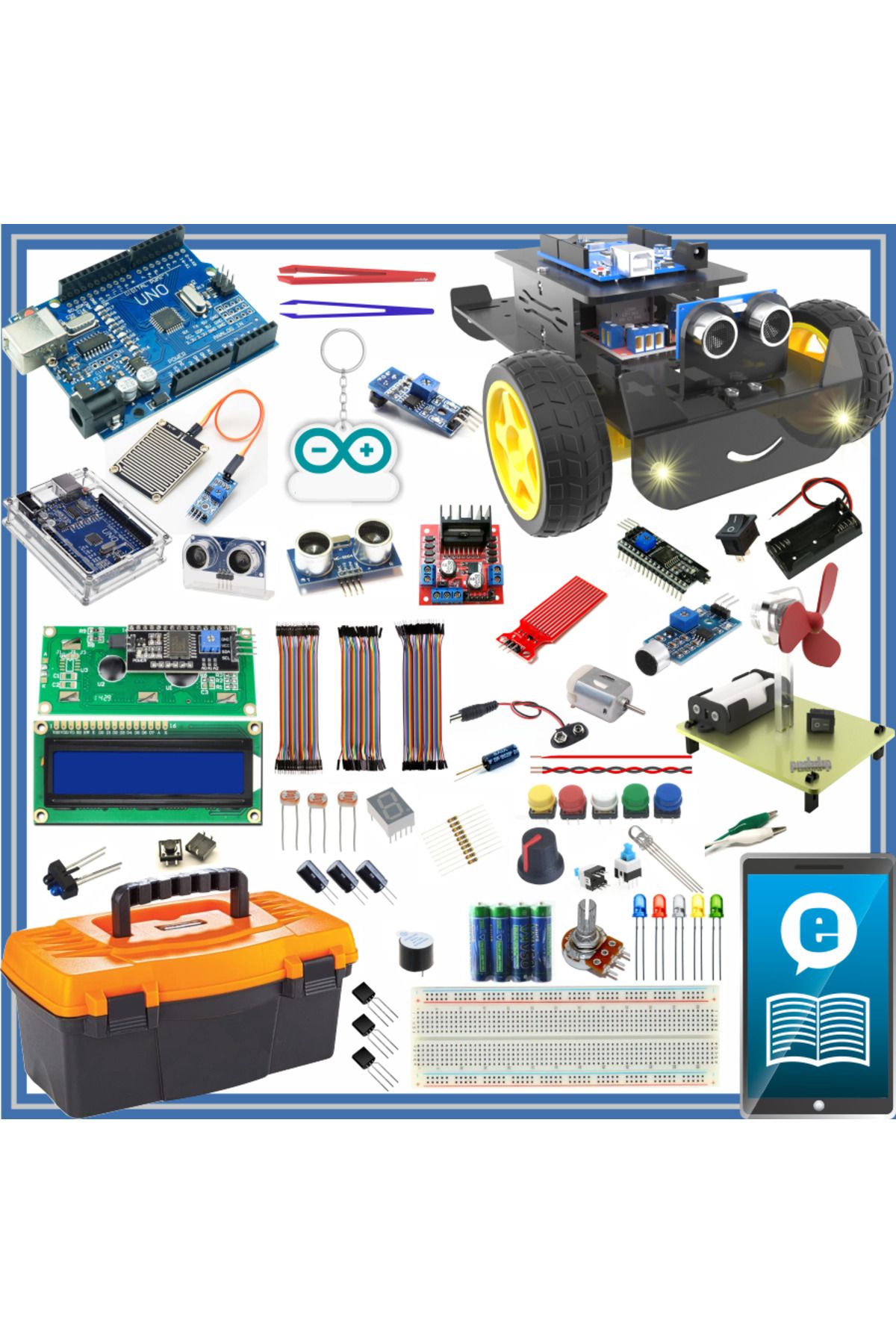 Prtp-Prototip Arduino Başlangıç Seti Uno R3 Turbo V2. 112 Parça 359 Adet