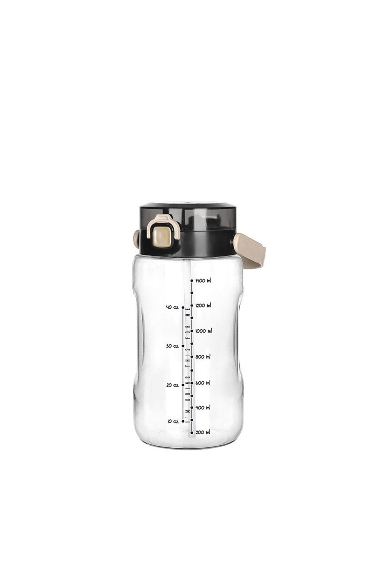 Lucest Yeni Cl Şeffaf Matara - 1500 Ml - 50,7 Oz - Watermode Matara Kampanyalı