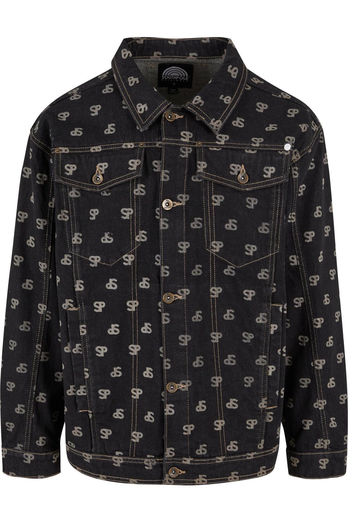 Southpole-Bleched Aop Denim Jacket 1